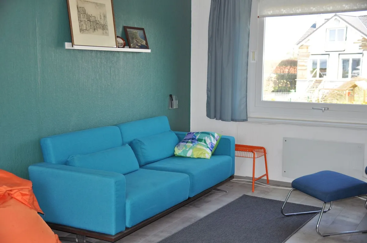 Ferienhaus leucht blick – Wohnbereich mit offener Küche
